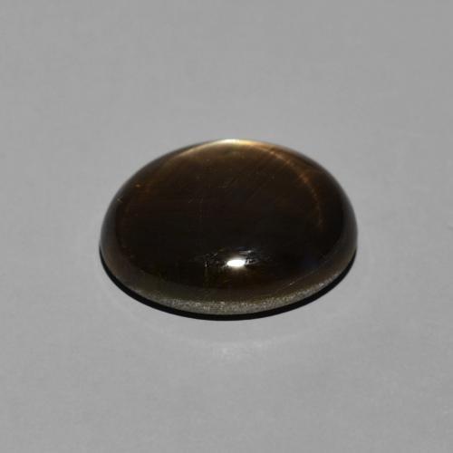 Safira estrela Preto Natural 3.50ct, oval, Opaco