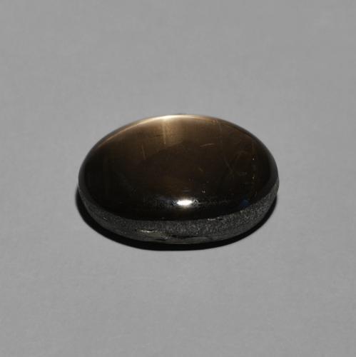 Safira estrela Preto Natural 4.23ct, oval, Opaco