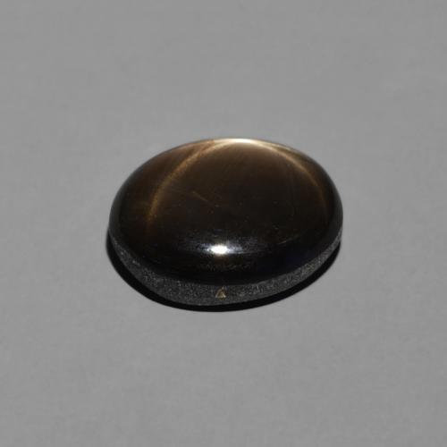 Safira estrela Preto Natural 2.92ct, oval, Opaco