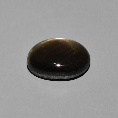 Safira estrela Preto Natural 3.19ct, oval, Opaco