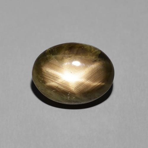 4.38ct Natural Preto Safira estrela, oval, Opaco