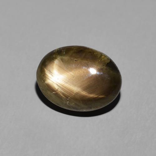 Safira estrela Preto Natural 4.38ct, oval, Opaco