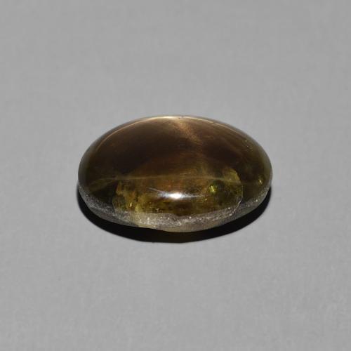 Safira estrela Preto Natural 4.38ct, oval, Opaco