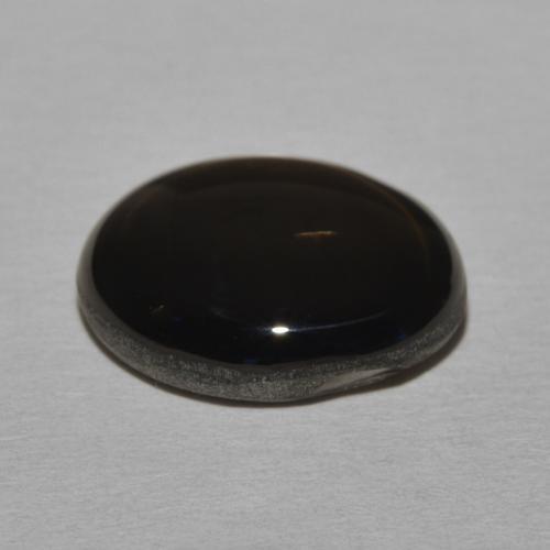 Safira estrela Preto Natural 11.05ct, oval, Opaco