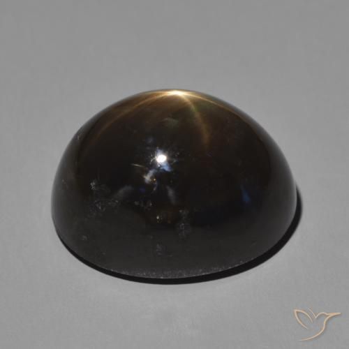 Safira estrela Preto Natural 20.93ct, oval, Opaco