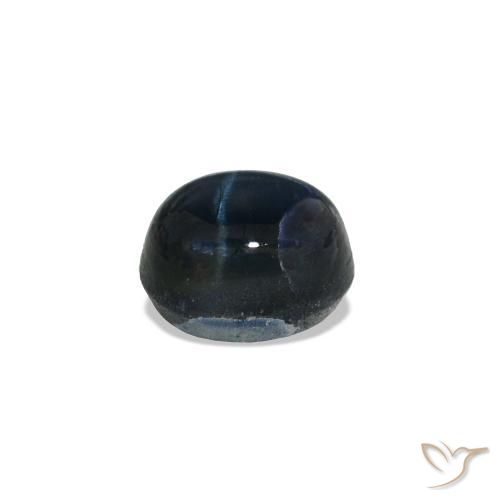 Safira estrela Azul profundo Natural 0.94ct, oval, Opaco