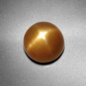 Pedra do sol estrela marrom natural 3,38ct, corte redondo, opaco