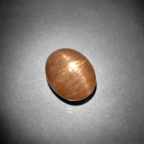 Pedra do Sol Estelar Marrom dourado Natural 5.57ct, Corte Oval, Opaco