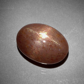 Pedra do Sol Estelar Marrom dourado Natural 6.85ct, Corte Oval, Opaco