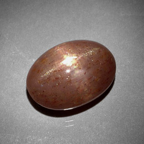 Pedra do Sol Estelar Marrom dourado Natural 6.85ct, Corte Oval, Opaco