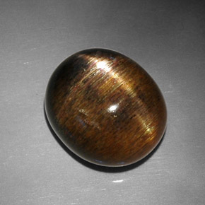 Pedra do sol estrela marrom natural 12,68ct, corte oval, opaco