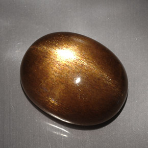 Pedra do Sol Estelar Marrom dourado Natural 23.68ct, Corte Oval, Opaco