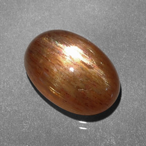 Pedra do sol estrela marrom natural 3,15ct, corte oval, opaco