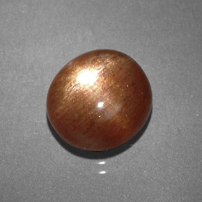 Pedra do sol estrela marrom natural 2,16ct, corte oval, opaco