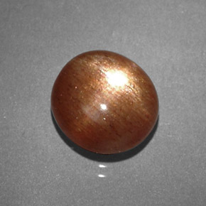Pedra do sol estrela marrom natural 2,16ct, corte oval, opaco