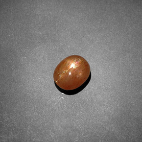 Pedra do Sol Estelar Marrom dourado Natural 1.19ct, Corte Oval, Opaco