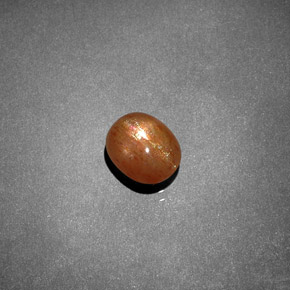 Pedra do Sol Estelar Marrom dourado Natural 1.19ct, Corte Oval, Opaco