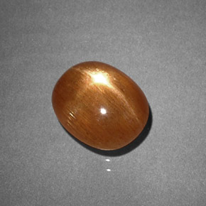 Pedra do Sol Estelar Marrom dourado Natural 1.47ct, Corte Oval, Opaco