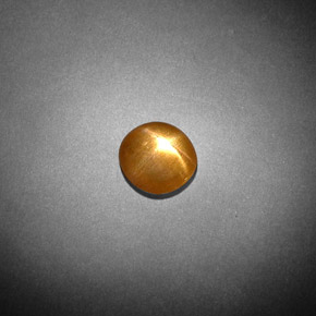 Pedra do Sol Estelar Marrom dourado Natural 0.85ct, Corte Oval, Opaco