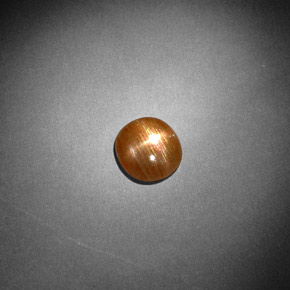 Pedra do Sol Estelar Marrom dourado Natural 0.85ct, Corte Oval, Opaco