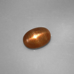 Pedra do Sol Estelar Marrom dourado Natural 1.37ct, Corte Oval, Opaco