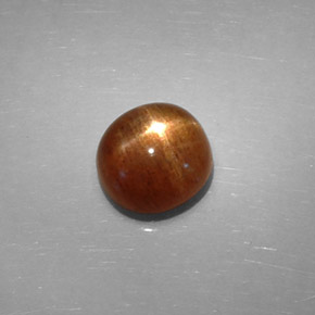 Pedra do Sol Estrela Marrom dourado Natural 2,37ct, Corte Oval, Opaco