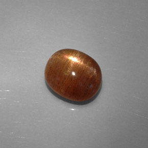 Pedra do Sol Estelar Marrom dourado Natural 2.20ct, Corte Oval, Opaco