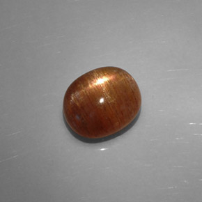 Pedra do Sol Estelar Marrom dourado Natural 2.20ct, Corte Oval, Opaco