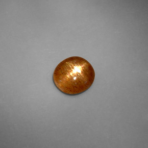 Pedra do Sol Estelar Marrom dourado Natural 1.37ct, Corte Oval, Opaco