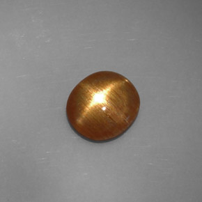 Pedra do sol estrela marrom dourado natural 1,32ct, corte oval, opaco