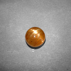 Pedra do Sol Estelar Marrom dourado Natural 1.30ct, Corte Oval, Opaco