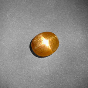 Pedra do sol estrela marrom natural 0,81ct, corte oval, opaco