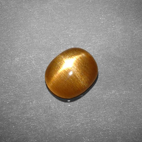 Pedra do Sol Estelar Marrom dourado Natural 0.94ct, Corte Oval, Opaco