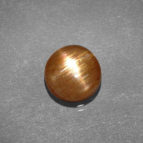 Pedra do Sol Estelar Marrom dourado Natural 1.35ct, Corte Oval, Opaco