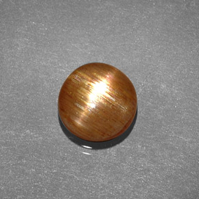 Pedra do Sol Estelar Marrom dourado Natural 1.35ct, Corte Oval, Opaco