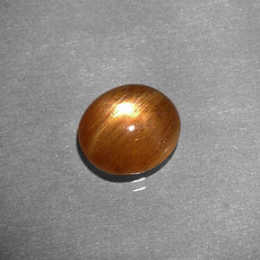 Pedra do sol estrela marrom natural 1,34ct, corte oval, opaco