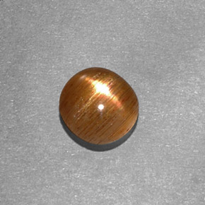 Pedra do Sol Estelar Marrom dourado Natural 0.65ct, Corte Oval, Opaco