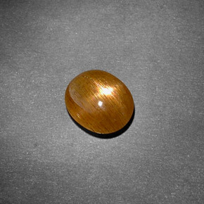 Pedra do sol estrela marrom natural 1,36ct, corte oval, opaco