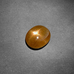 Pedra do sol estrela marrom natural 1,36ct, corte oval, opaco