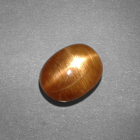 Pedra do Sol Estelar Marrom dourado Natural 1.34ct, Corte Oval, IF