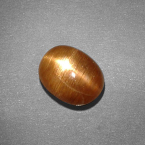 Pedra do Sol Estelar Marrom dourado Natural 1.34ct, Corte Oval, IF