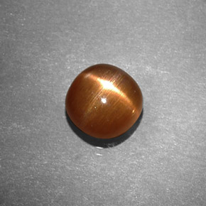 Pedra do sol estrela marrom natural 1,49ct, almofada cortada, opaco