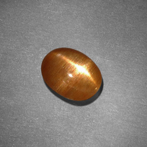 Pedra do sol estrela marrom natural 1,30ct, corte oval, opaco