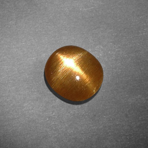 Pedra do Sol Estelar Marrom dourado Natural 0.87ct, Corte Oval, Opaco