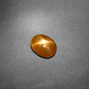 Pedra do sol estrela marrom natural 0,70ct, corte oval, opaco