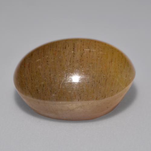 Pedra do sol estrela marrom natural 12,02ct, corte oval, opaco