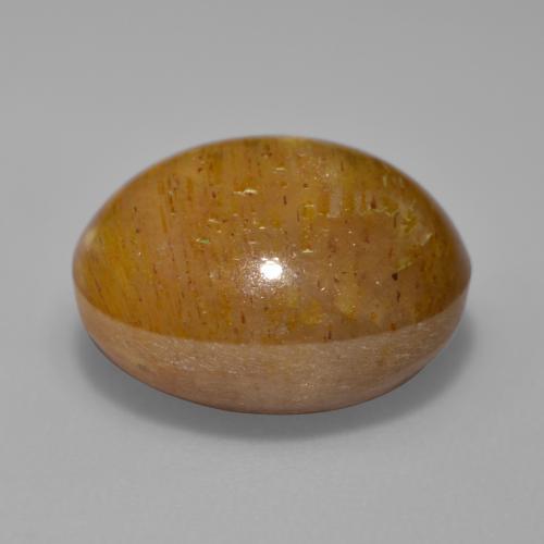 Pedra do sol estrela marrom natural 10,04ct, corte oval, opaco