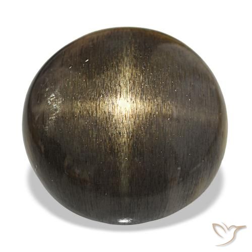 18.38ct Medium Light-Brown Pedra do Sol Estelar, Redondo, Opaco