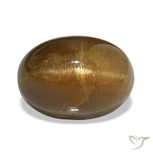13.45ct Medium Light-Brown Pedra do Sol Estelar, oval, Opaco