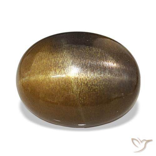 10.87ct Castanho médio Pedra do Sol Estelar, oval, Opaco